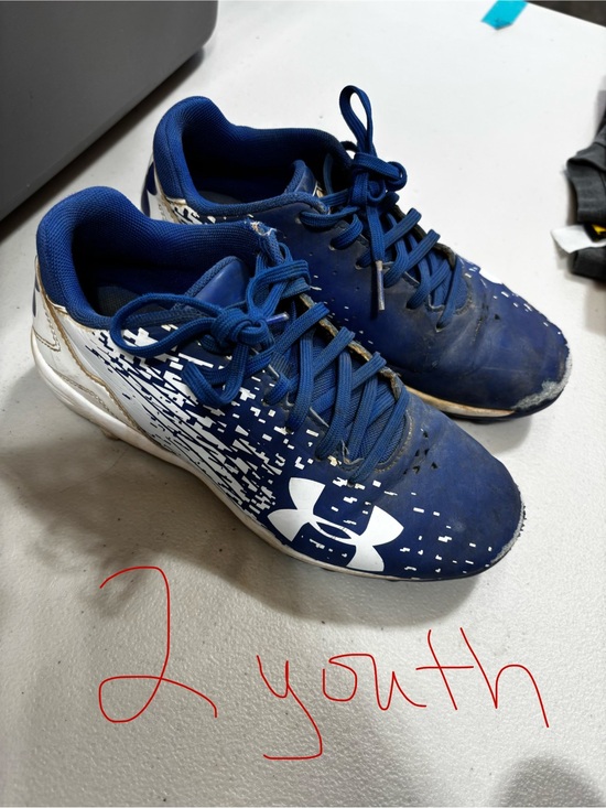 Under Armour Other - Under Armour Youth Blue Cleats